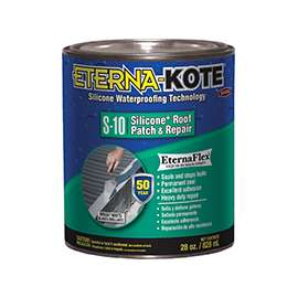 Gardner ETERNA-KOTE 5575-1-02 Roof Patch and Repair Sealant, Liquid, 1 qt Container