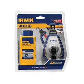 IRWIN 1932887 Chalk Reel, 2 oz Chalk, 100 ft L Line