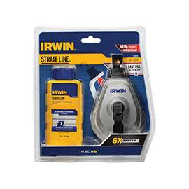IRWIN 1932889 Chalk Reel, 8 oz Chalk, 100 ft L Line