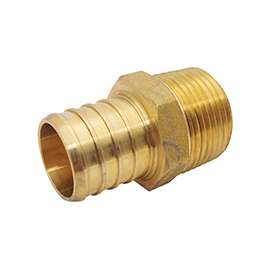 Apollo APXMA134 Hose Adapter, 1 in Barb, 3/4 in MPT