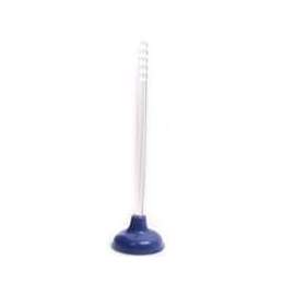 ProSource Toilet Plunger, Blue, Clear Handle
