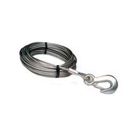 BARON 59401 Winch Cable, 7/32 in Dia, 50 ft L, Galvanized Steel
