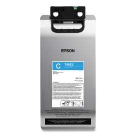 T48E220 (T48E) UltraChrome RS High-Yield Ink Packs, Cyan, 2/Pack