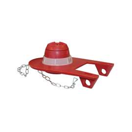 Korky 100BP Toilet Flapper, Rubber, Red