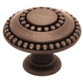 1.5" BRZ DBL Bead Knob
