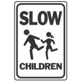 12x18Children Play Sign