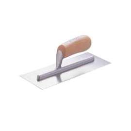 Vulcan Cement Trowel, 4 In W X 14 In L High Carbon Steel Blade, Wood Handle