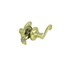 ProSource Passage Leverset, Left Hand/Right Hand/Reversible Grip, Polished Brass