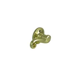 ProSource Dummy Door Lever, Left Hand Grip, Polished Brass