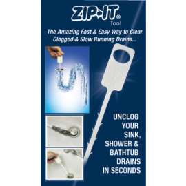 COBRA TOOLS 00412 BL Hair Snake Drain Cleaning Tool, Poly, 18 in
