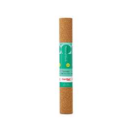 Con-Tact 04F-C6421-06 Multi-Purpose Liner, 4 ft L, 18 in W, Cork, Light Brown