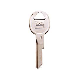 HY-KO 11010B49 Key Blank, Brass, Nickel