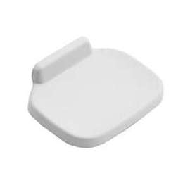 Boston Harbor Soap Dish, Durable Zinc, White Painting