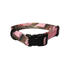 Scott Pet 1429PKLG Adjustable Dog Collar, Plastic, Pink