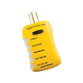 GB HGT6520 Circuit Analyzer Tester, Black/Yellow