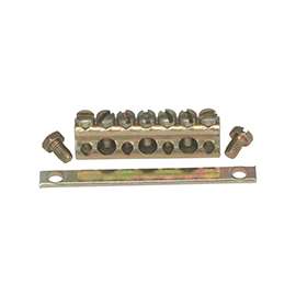 GE Industrial Solutions TGL1P Ground Bar Kit, 1/2 in L, 2.8 in W, 7-Terminal