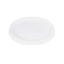 ENCORE Plastics 20000 Gasketed Lid, 9.74 in Dia, HDPE, White