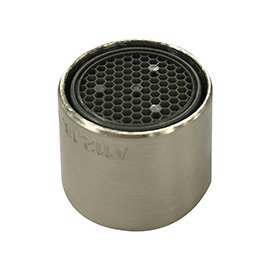 Boston Harbor Faucet Aerator, Female, Brushed Nickel, 0.75 In H X 0.99 In W X 0.99 In D