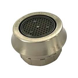 Boston Harbor Faucet Aerator, Female, Brushed Nickel, 0.71 In H X 1.02 In W X 1.02 In D