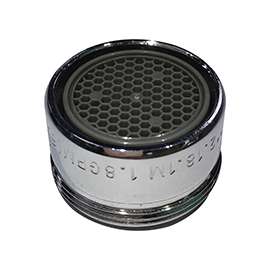 Boston Harbor Faucet Aerator, Male, Chrome, 0.75 In H X 0.95 In W X 0.95 In D