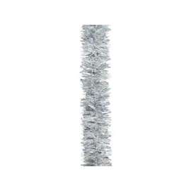 HolidayTrims Fashion Garland With Snow Flakes, 15 Ft L X 4 In W, Silver
