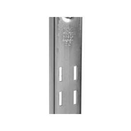 Knape & Vogt 85 ANO 60 Double Slot Shelf Standard, 680 lb Weight Capacity, Wall Mounting, 16 ga, Steel