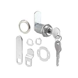 Defender Security U 9945 Drawer and Cabinet Lock, Y13 Yale Keyway, Keyed Lock, Stainless Steel, Chrome