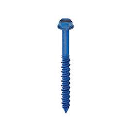 COBRA ANCHORS 672T Contractor-Grade Concrete Screw, 3/16 in Thread, 1/4 in Drive