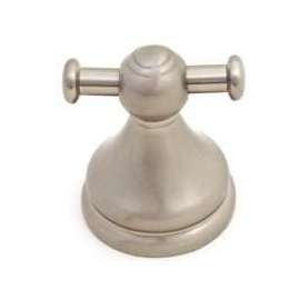 Boston Harbor Double Robe Hook, Concealed Screw Mount, Durable Zinc, Brushed Nickel