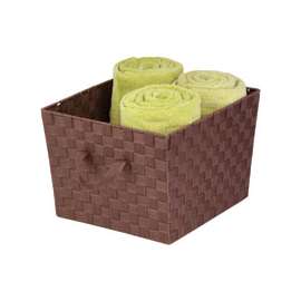 Honey-Can-Do Task-It STO-02116 Storage Basket, 1 qt Capacity, Brown