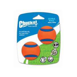 Chuckit! 17020 Ultra Ball Dog Toy, S, Rubber, Blue/Orange