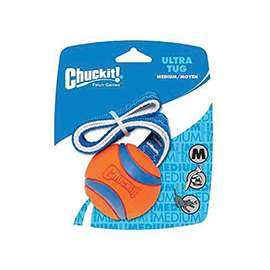 Chuckit! 231201 Ultra Tug Dog Toy, M, Nylon/Rubber, Blue/Orange