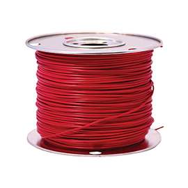 CCI 55669123 Primary Wire, 14 AWG, 1-Conductor, 60 VDC, Copper Conductor, Red Sheath