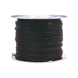 CCI 55666623 Primary Wire, 16 AWG, 1-Conductor, 60 VDC, Copper Conductor, Black Sheath