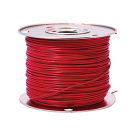CCI 55667423 Primary Wire, 18 AWG, 1-Conductor, 60 VDC, Copper Conductor, Red Sheath