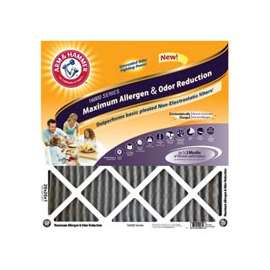 ARM & HAMMER AF-AH21620CS4 Air Filter, 20 in L, 16 in W, 11 MERV, Synthetic Pleated Filter Media