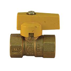 Pro-Flex PFGV-F38B Gas Valve, 3/8 in FIP
