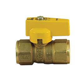 Pro-Flex PFGV-F12B Gas Valve, 1/2 in FIP