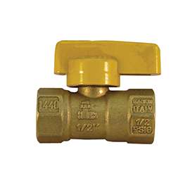 Pro-Flex PFGVO-F12B Gas Valve, 1/2 in FIP