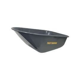 TRUE TEMPER 001045VB Wheelbarrow, 5 cu-ft Heap, 5 cu-ft Volume, Steel