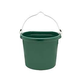 FORTEX-FORTIFLEX 1301823 Flat-Back Bucket, Hunter Green