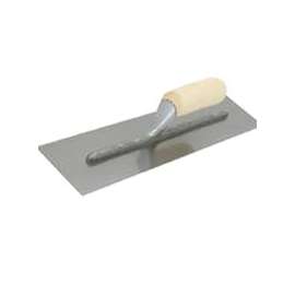 Marshalltown 999S Finishing Trowel, Tempered Blade, Comfort Grip, Curved Handle, Steel Blade