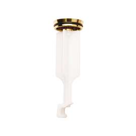 Plumb Pak PP820-80PB Pop-Up Stopper, 1-1/4 x 1-1/4 in Connection, Brass, Polished, For Plumb Pak Pop-Up Assembly