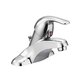 Moen Adler WS84503 Bathroom Faucet, 1-Faucet Handle, 2 in H Spout, Metal, Chrome