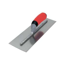 Marshalltown FT374R Finishing Trowel, Tempered Blade, Comfort Grip, Curved Handle, Steel Blade