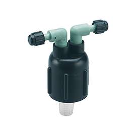 Orbit 67030 Full Flow Manifold, 1/2 in Thread x 1/4 in Barb, 2-Port, Plastic