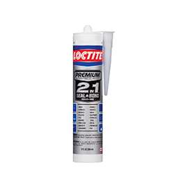 Loctite 2126025 Adhesive Caulk, White, 9 fl-oz Cartridge