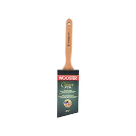 WOOSTER 4410-2-1/2 Paint Brush, 2-15/16 in L Bristle, Sash Handle, Stainless Steel Ferrule