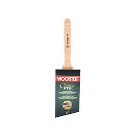 WOOSTER 4410-3 Paint Brush, 3-3/16 in L Bristle, Sash Handle, Stainless Steel Ferrule