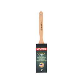 WOOSTER 4412-2 Paint Brush, 2-11/16 in L Bristle, Flat Sash Handle, Stainless Steel Ferrule